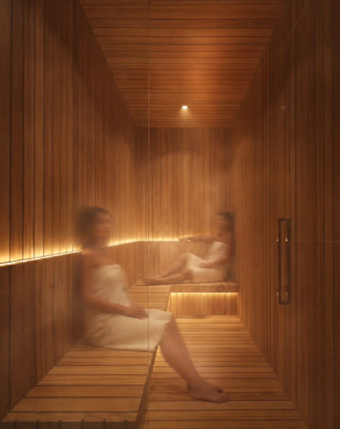 HAVN infrared sauna interior render